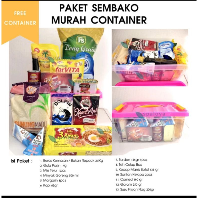 

Parsel Paket Sembako Container