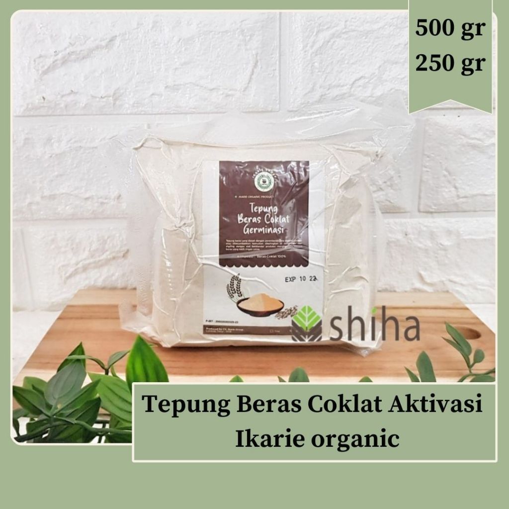

Tepung Beras Coklat Germinasi 500gr Ikarie Organic