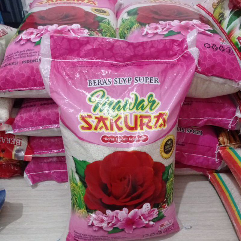 

Beras Pulen 25kg BERAS Mawar Sakura Instant