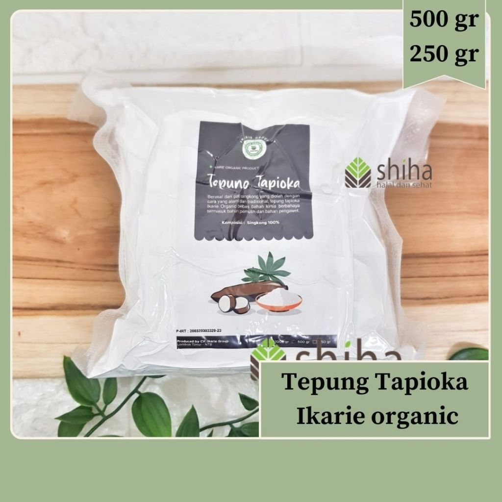 

Tepung Tapioka 500gr - Ikarie Organic l Warung Shiha