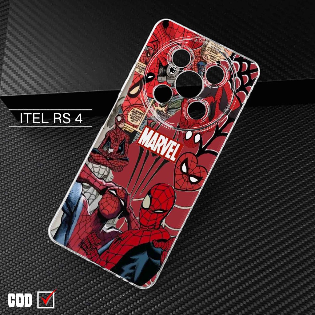 Clear Case Itel RS 4 Terbaru - Casing Itel RS4 - Kesing itel Rs 4 - Case hp Itel RS 4 - Silikon hp i