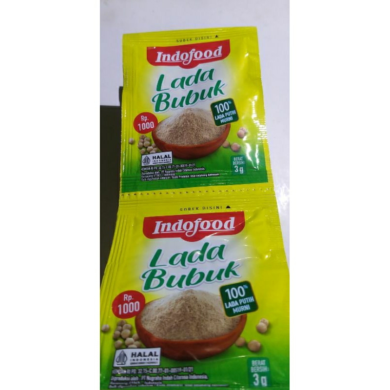 

Indofood Lada Bubuk 12pcs x 3gr