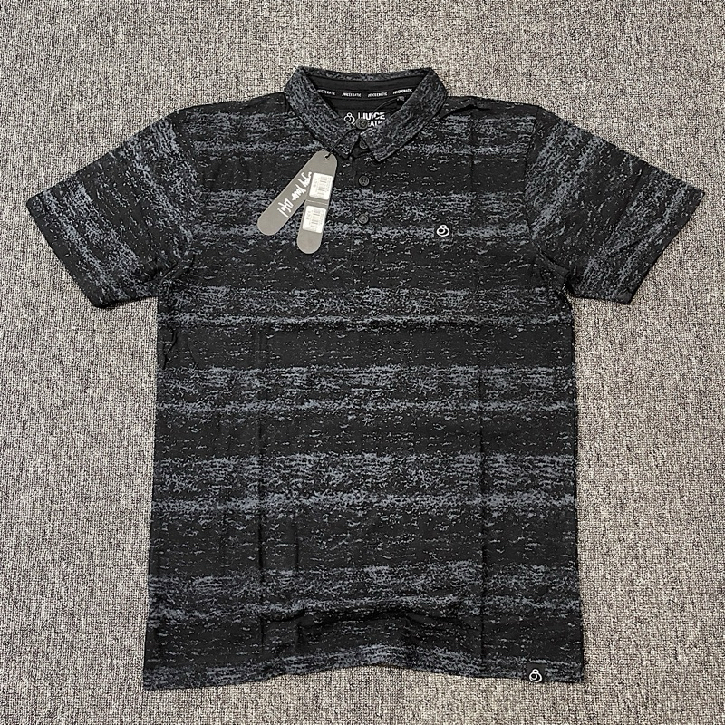 ( LOGO BORDIR ) KAOS KERAH POLO TSHIRT JUICE EMATIC PRIA WARNA HITAM LIKE ORIGINAL