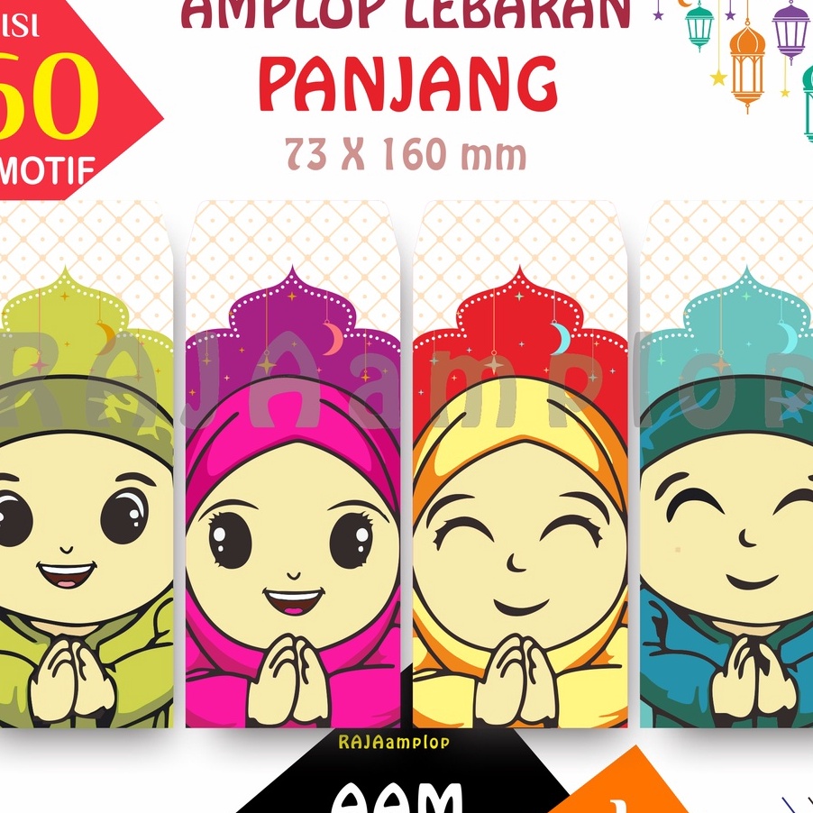 

KP8 ProMo RAJA Amplop Paket 642 lbr Angpao Lebaran Idul Fitri BESAR