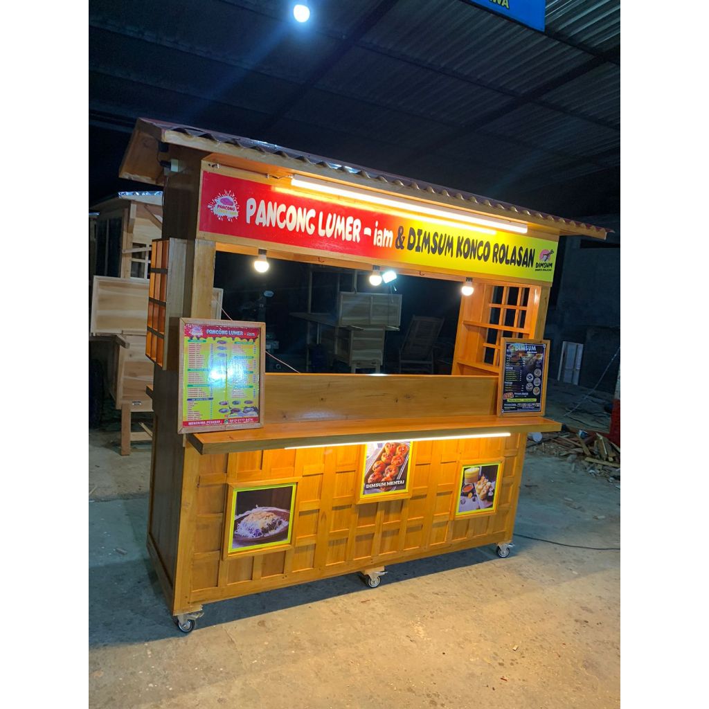 Gerobak pancong Lumer GerobakDimsum Gerobak Roti Maryam Gerobak Bakaran