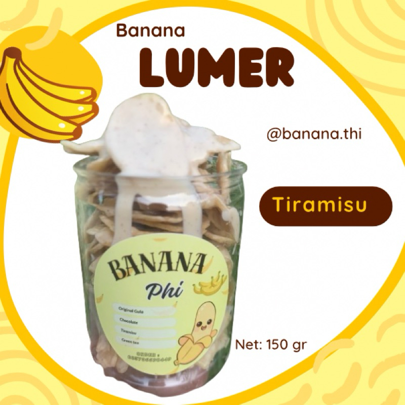 

KERIPIK PISANG LUMER (TIRAMISU) / KRIPIK PISANG LUMER / BANANA LUMER