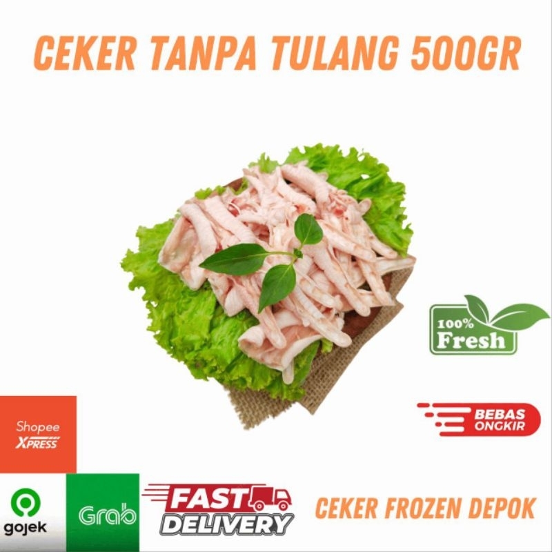 

Ceker Ayam Tanpa Tulang Premium 500gr / Ceker Ayam Tanpa Tulang Premium / Ceker Tanpa Tulang Premium / Ceker Bonoless / Ceker Tanpa Tulang Frozen / Ceker Ayam Non Tulang / Dakbal / Korean Food / JABODETABEK / Ceker Ayam / Ceker