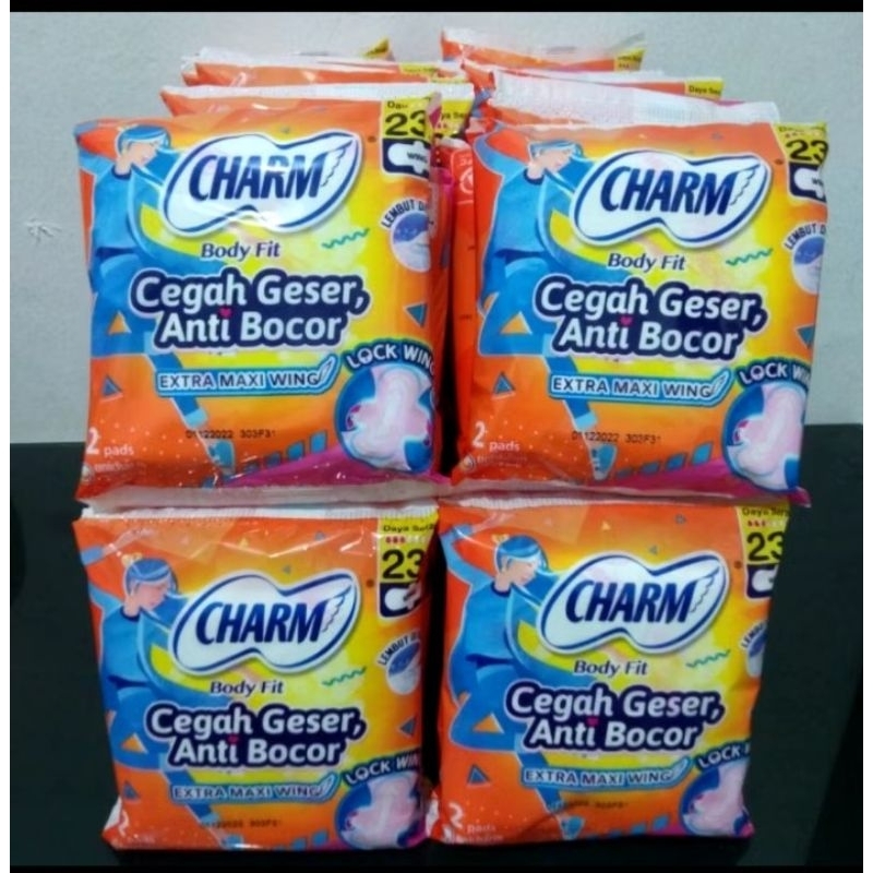 CHARM pembalut sayap/wing renteng (perpcs isi 2)1 renteng isi 10