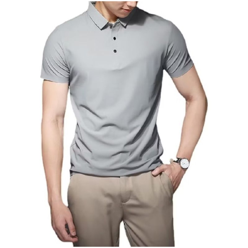 Kaos Polo Pria Dry Fit Seamless Original Tanpa Jahitan  Kaos Kerah Pria