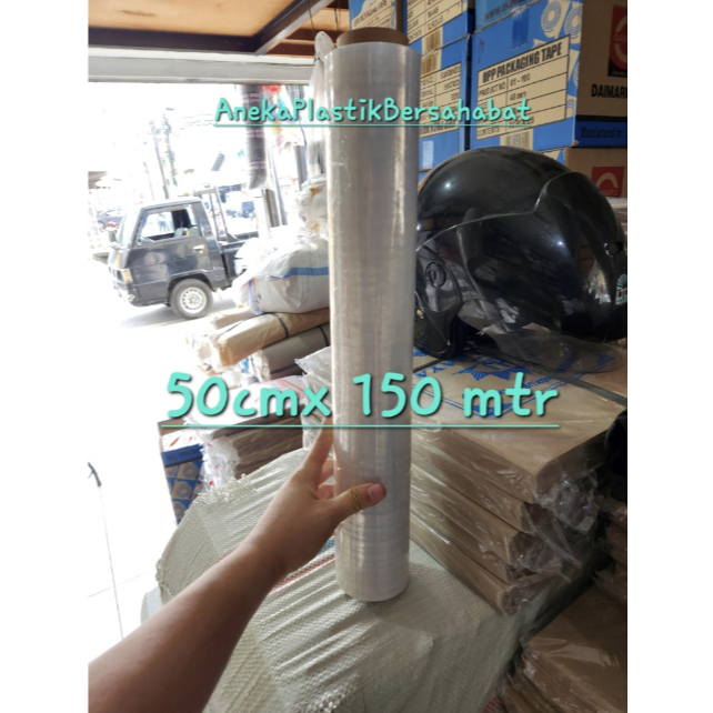 

stretch film 50cmx150meterx17mic , plastik wrapping , plastik reping