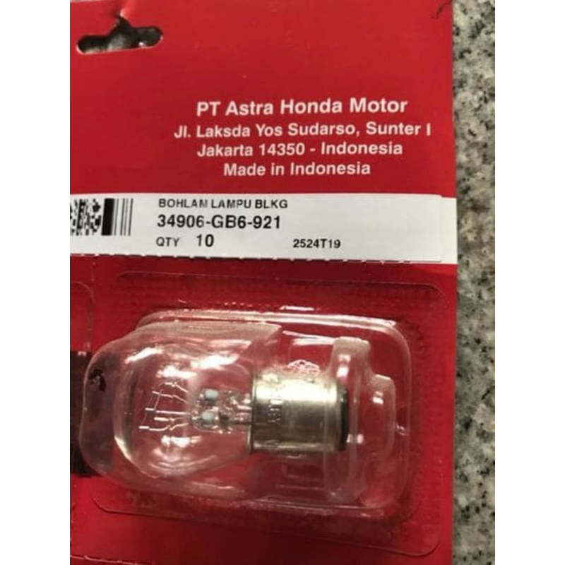 Lampu BOHLAM Stop Belakang 34906 GB6 921 Honda Bola Lampu Honda Belakang Lampu Motor
