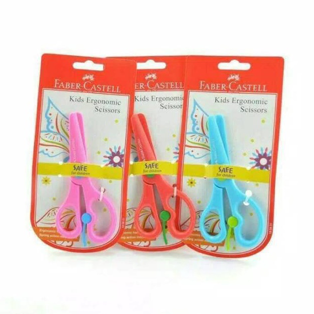 

TERBATAS Gunting Anak Faber Castell Ergonomic Scissors Safe For Children