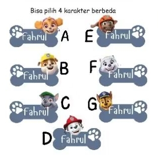 

stiker label nama,stiker paw patrol,stiker sekolah,label nama,paw patrol