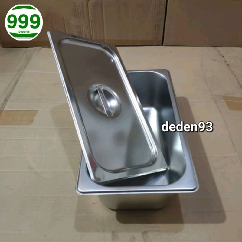 Food Pan Stainless + Tutup
