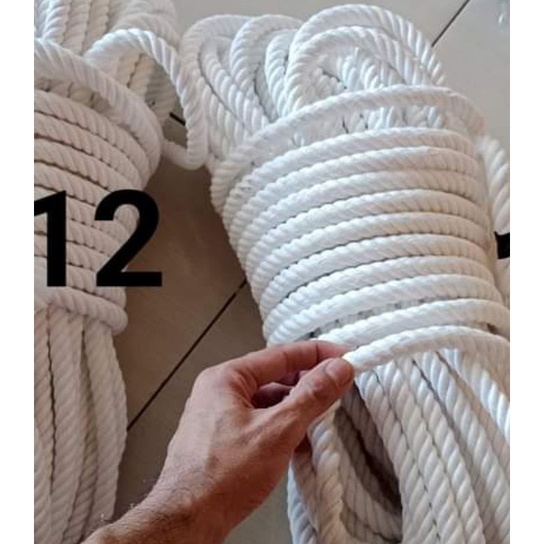 

Tali tambang kain tissu no 12mm panjang 28 meter KODE N2Z4