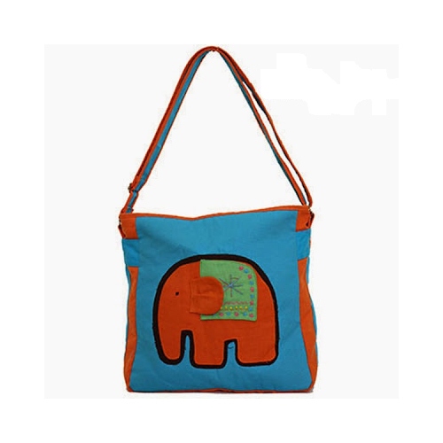 Tas Maika Etnik Thailand Blue | Tas Selempang | Tas Etnik