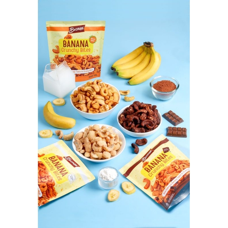 

BANANA BECHIPS BEST SELLER BANDUNG BANANA CRUNCHY BITES 100GR KERIPIK PISANG NATURAL SWEET DRAK CHOCO