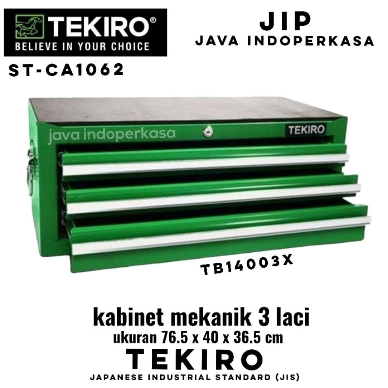TEKIRO TB14003X kabinet mekanik 3 laci / tool box perkakas