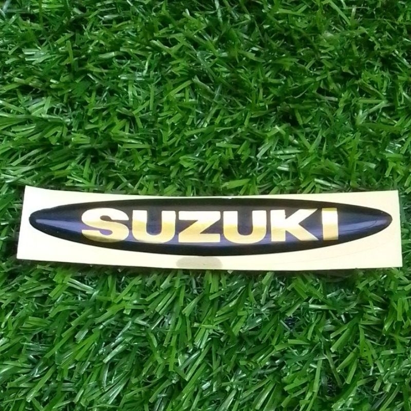 Stiker timbul emblem logo suzuki shogun
