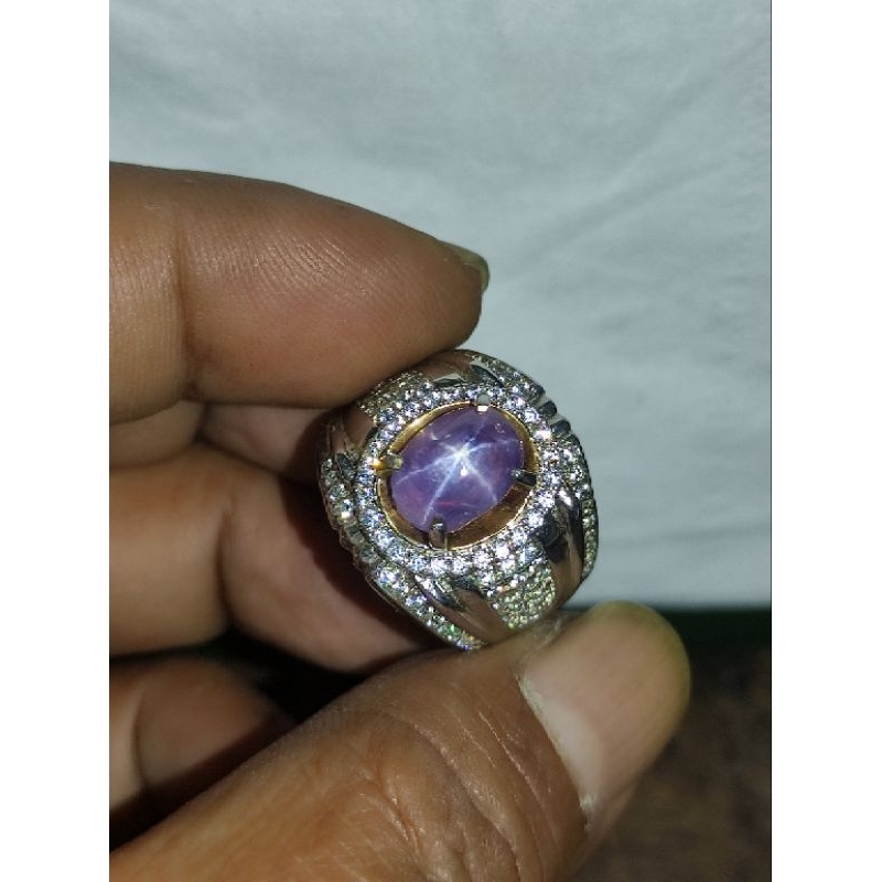 Natural Purple Star Sapphire Srilanka Akoq Ceylon