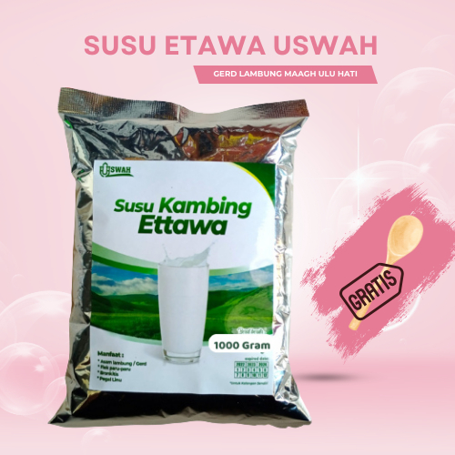 

SUSU KAMBING ETAWA USWAH 1KG Untuk Penderita Maag Kronis - Gerd - Asam Lambung Kronis - Perut Kembung - Begah - Panas Ulu Hati