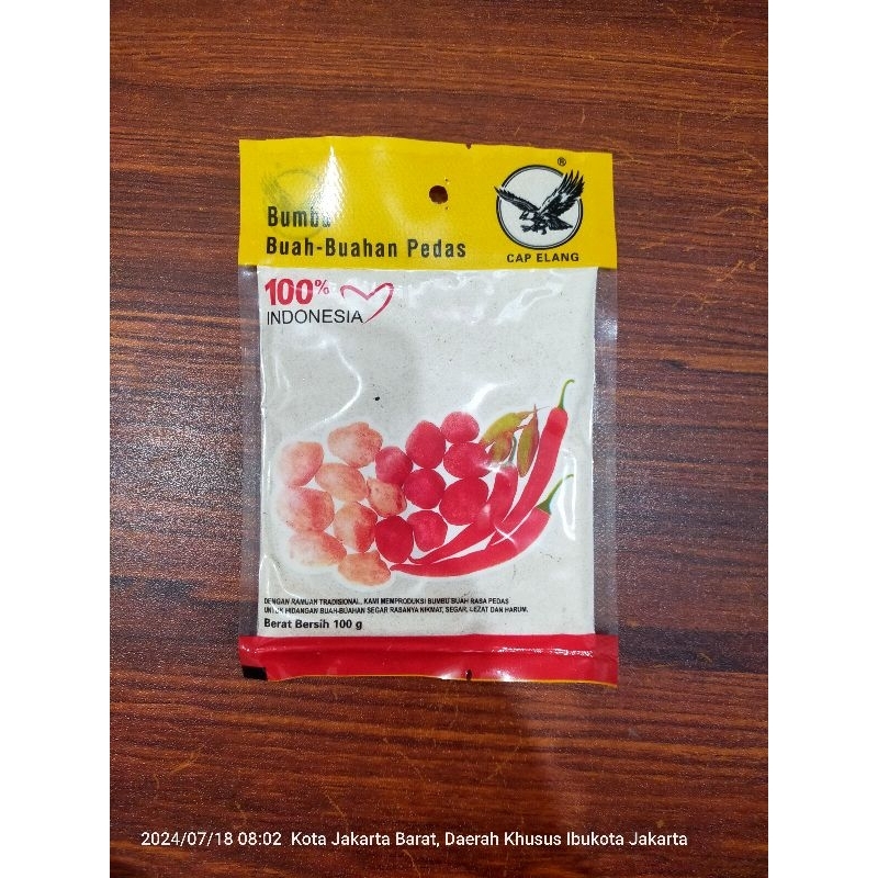 

BUMBU BUAH PEDAS CAP ELANG 100gr