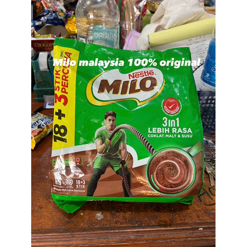 

Milo Malaysia Stick Isi 18 Stick 100% Original