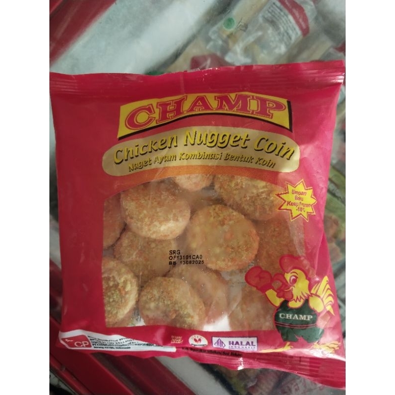 

CHAMP CHICKEN NUGGET COIN 200GR
