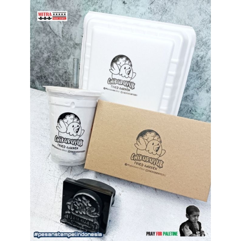 

stempel foam stempel Styrofoam stempel kotak makanan