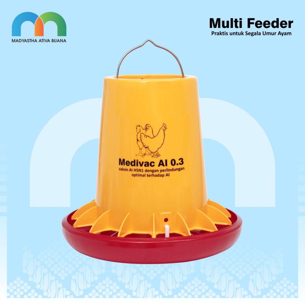 Medion Tempat Ransum Ayam Multi Feeder