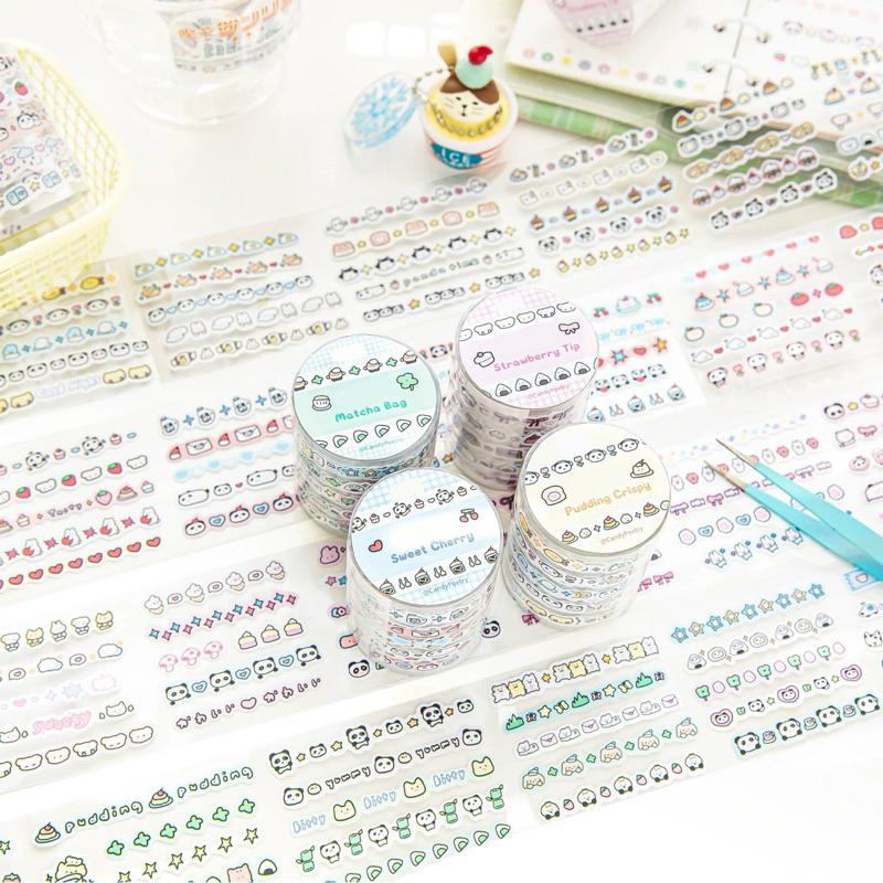 

sticker roll lucu deco journall panda readystock B1114 B1355