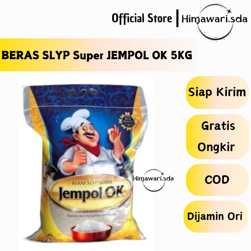 

BERAS 5Kg SLYP Super JEMPOL OK BERAS 5Kg Beras Sania pin pin buncit anak raja opung