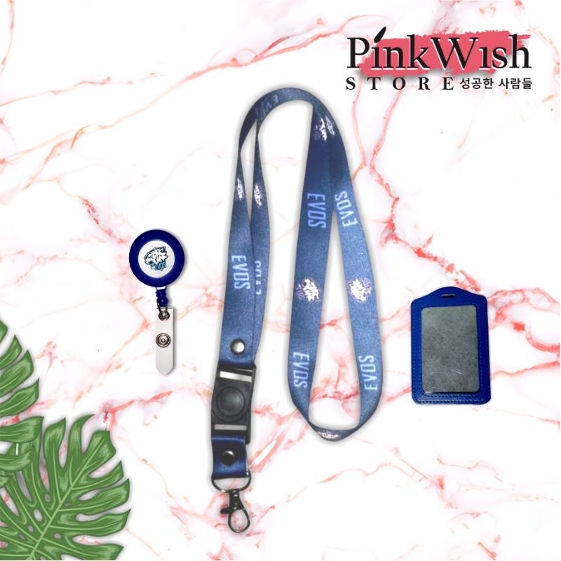 

Talj idcard EVOS biru / lanyard EVOS [READY STOCK] TERMURAH !!! Beli Eceran Rasa Grosir