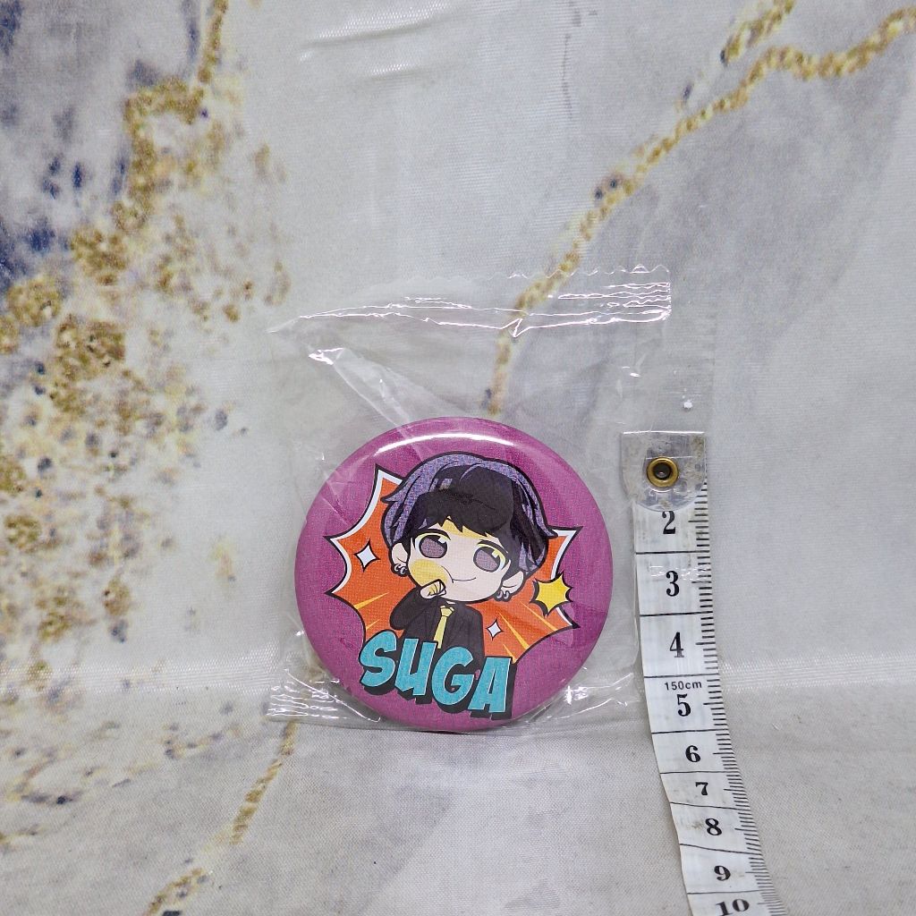 Tinytan Suga Butter Pin Badge Bros BTS Gashapon Gachapon Gacha Tiny Tan Loose Pack