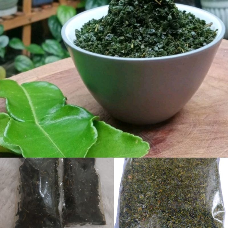 

Daun jeruk tabur asli tanpa tambahan pewarna dan pengawet wangi