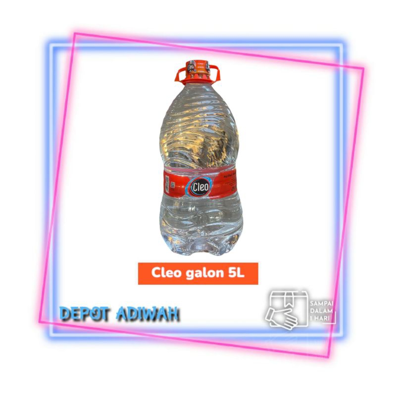 

Cleo galon 5 Liter (khusus Instant/Sameday)