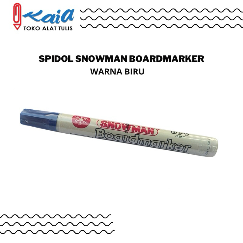 

SPIDOL SNOWMAN BOARDMARKER WARNA BIRU