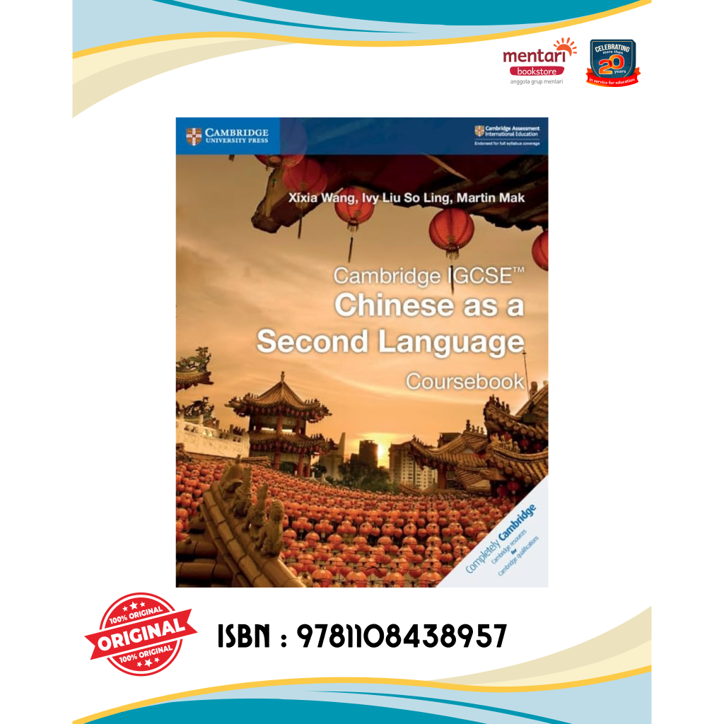 Cambridge IGCSE Chinese as a Second Language Coursebook | Buku Pelajaran Bahasan Mandarin