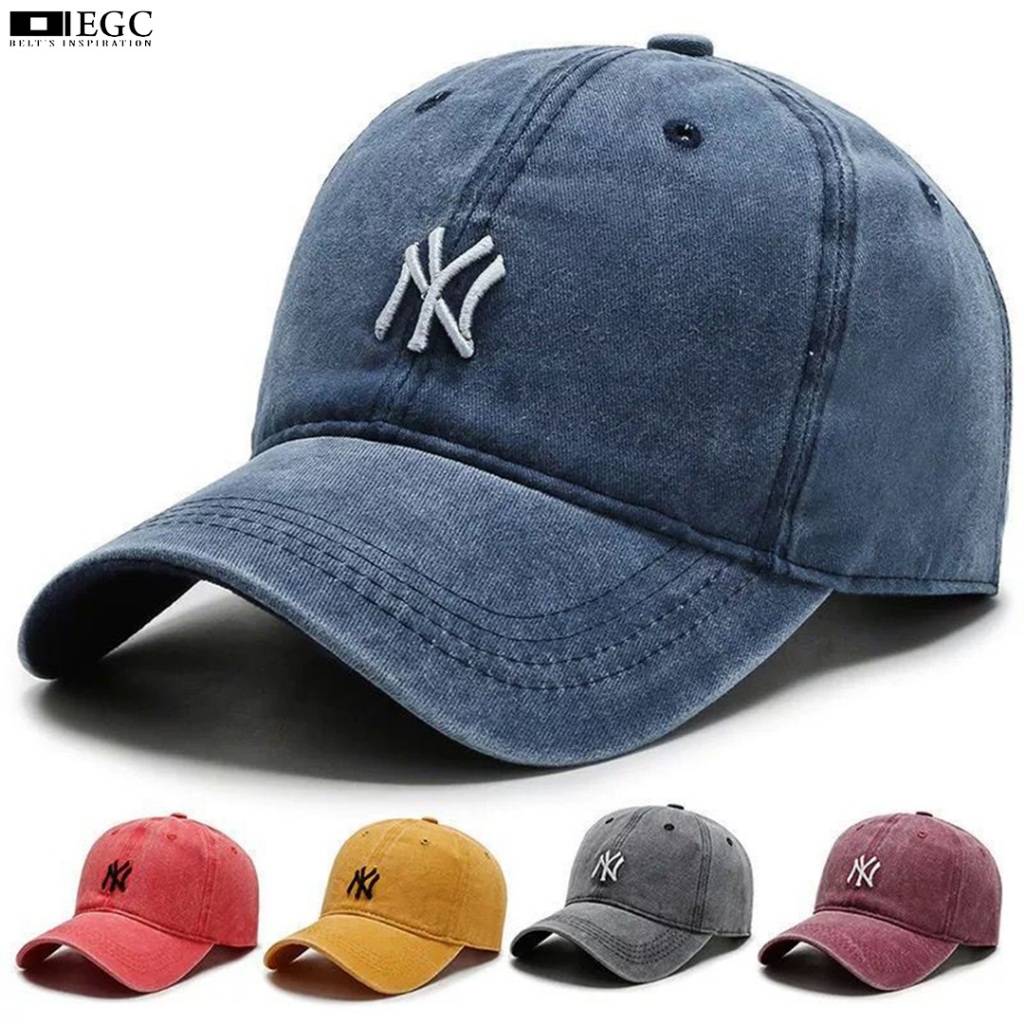 Topi Baseball Jeans/ Topi Polos NY Vintage Topi Pria Wanita Unisex - M-102