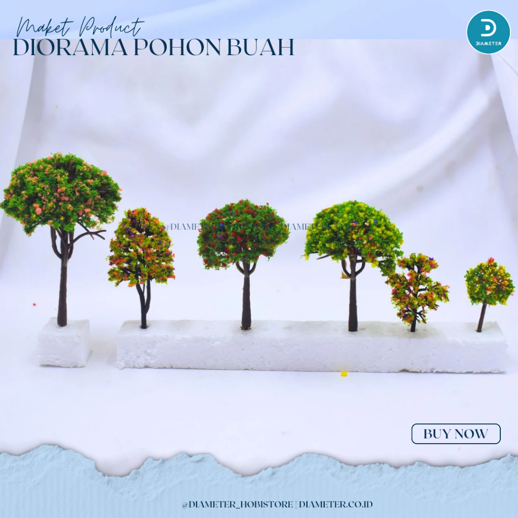 Bahan Maket Diorama Pohon Buah