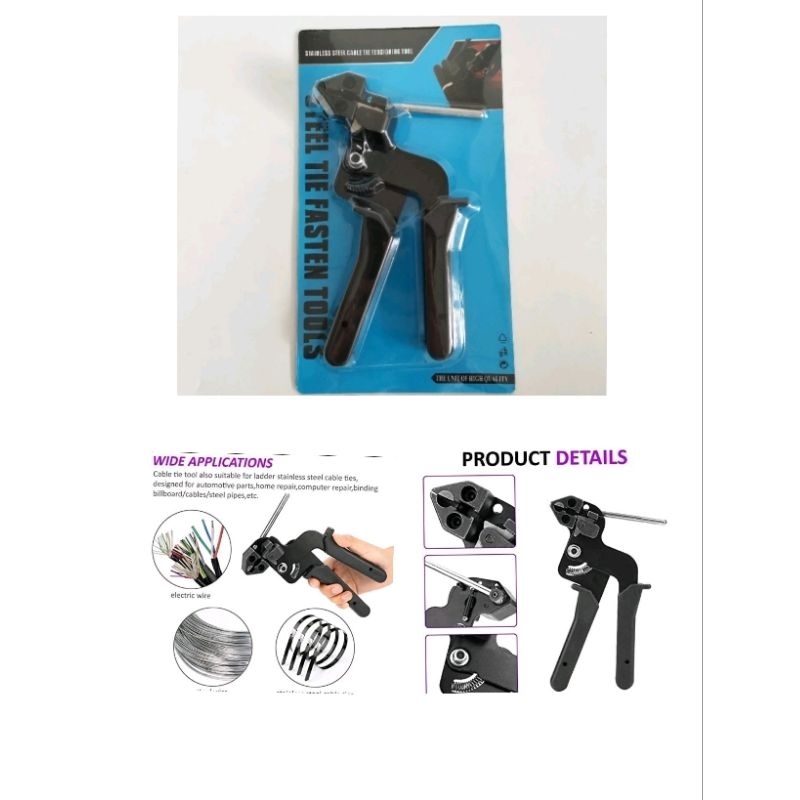 Zip Tie Tension Tool Cable Tie Gun For Stainless Steel Cable Ties