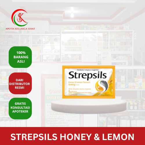 

STREPSILS HONEY & LEMON ISI 8 TAB