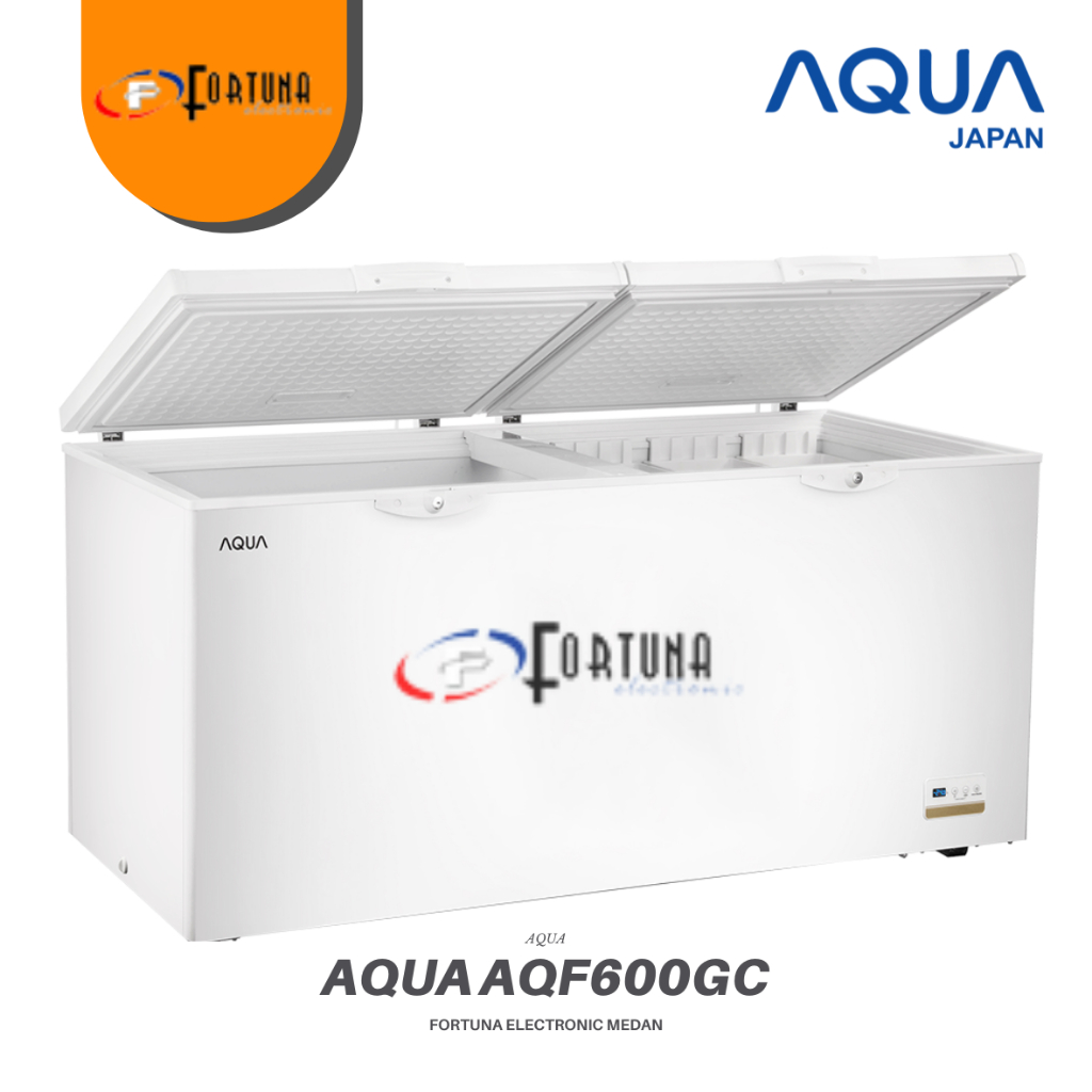 CHEST FREEZER AQUA AQF600GC / FREEZER BOX AQUA 600LTR AQUA GARANSI RESMI