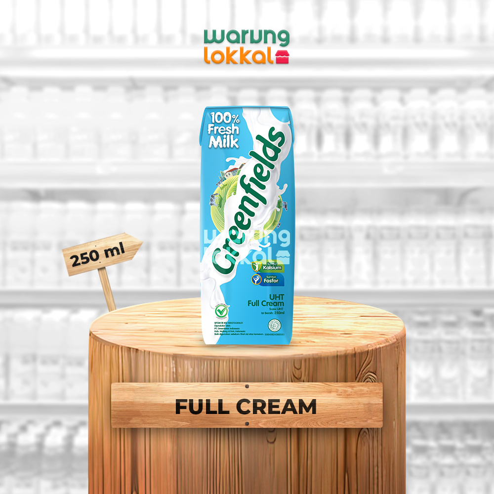 

Greenfields Full Cream 250ml - Warung Lokkal