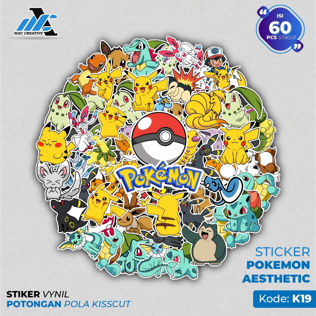 

TERMURAH 60 PCS STIKER POKEMON PIKACHU - STICKER AESTHETIC KARTUN POKEMON PIKACHU VINYL ANTI AIR UNTUK LAPTOP KOPER HP TUMBLER DIARY - K19