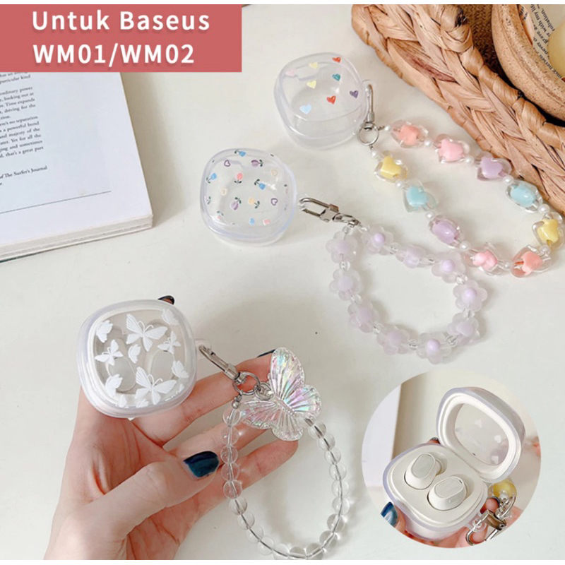 Baseus WM01 WM02 Sillicone Case Liontin Lanyard