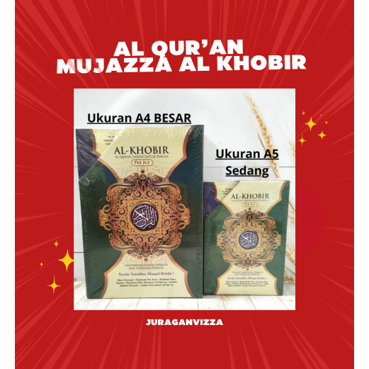 AL QURAN PER JUZ MUJAZZA A5 AL KHOBIR PERKATA LATIN A5 BEST SELLER AL QURAN PER JUZ