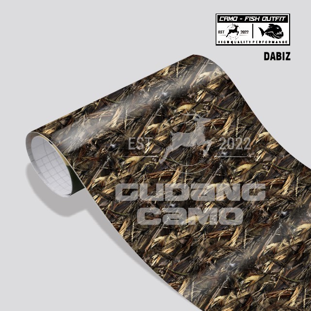 

Sticker Stiker Camo Camaouflage Murah..Motif DABIZ Uk. 100 x 50 cm