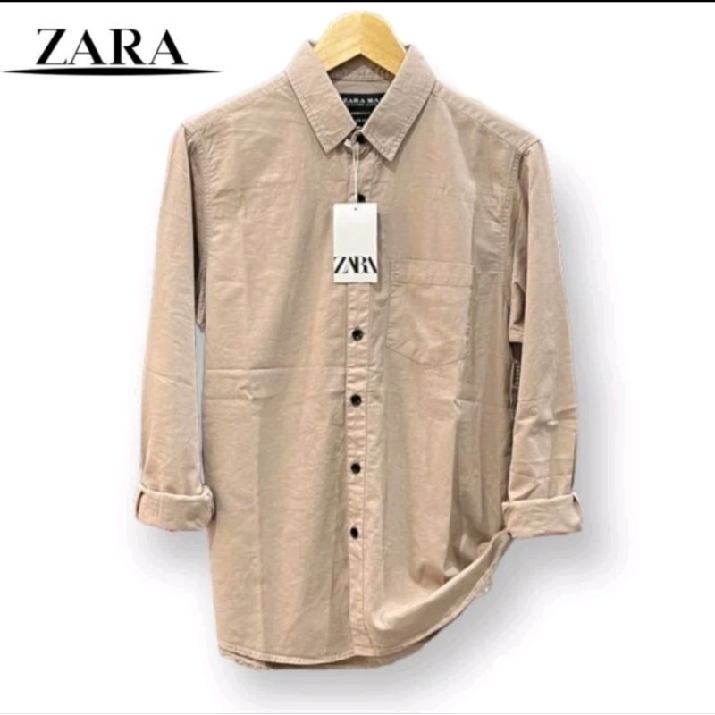Kemeja Panjang Cream Kemeja Pria Kemeja Zara Kemeja Modern Kemeja Katun Kemeja Polos Kemeja Hitam Ke