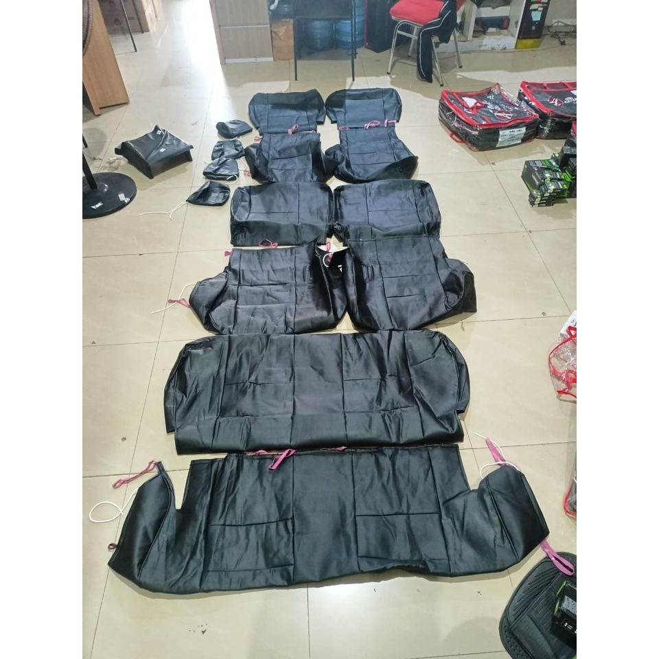 SARUNG JOK MOBIL AVANZA XENIA 2008-2010 BAHAN OSKAR HITAM